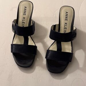 Anne Klein Navy Women's Sandals